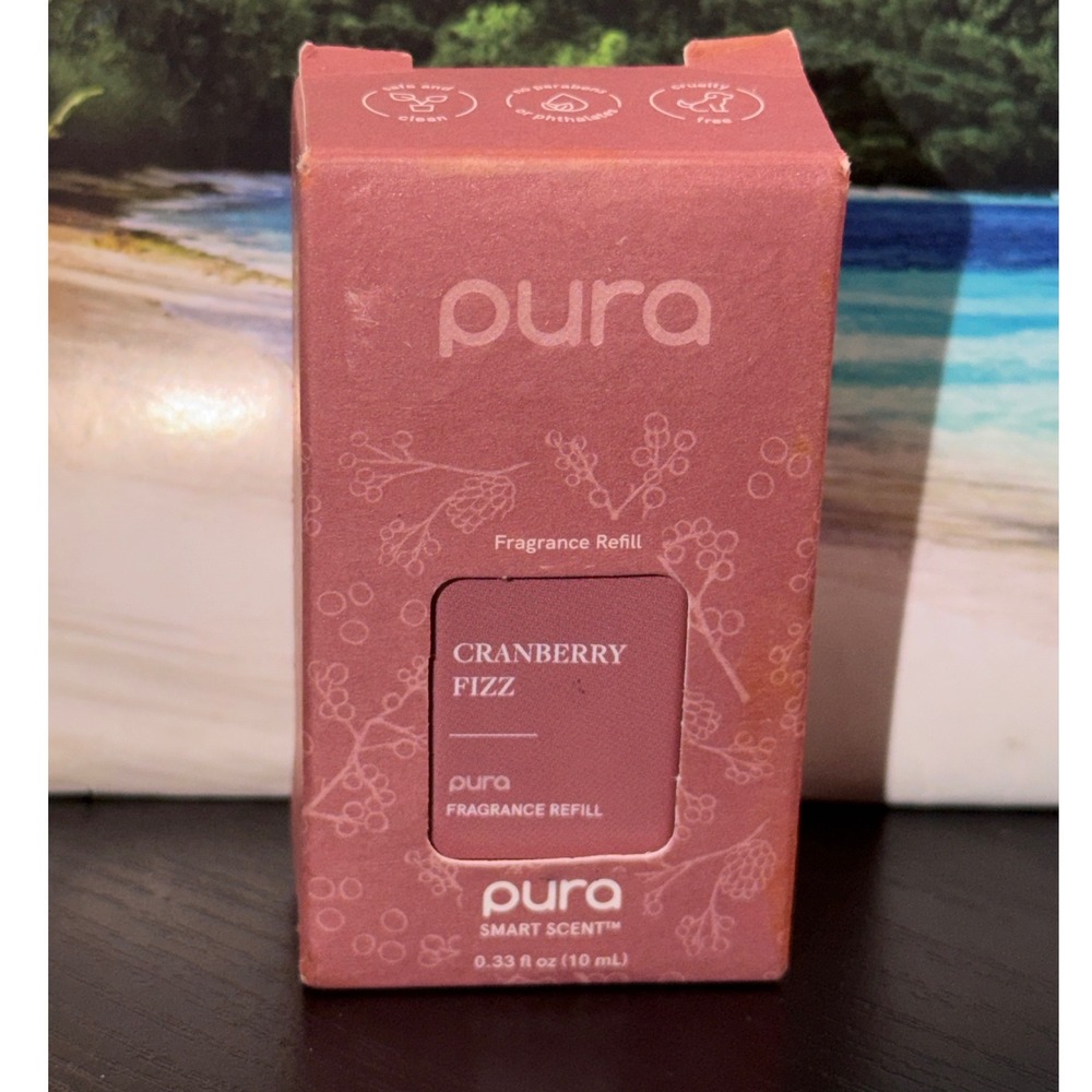 Pura Smart Scent Fragrance Refill Cranberry Fizz 0.33 fl oz 10mL New in Box
